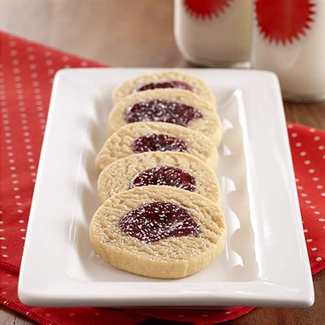 The short part of shortbread refers to the lack of gluten development in this cookie. PB&J Shortbread Cookies | Ready Set Eat