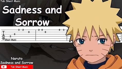 Naruto Ost Sadness And Sorrow Guitar Tutorial Youtube