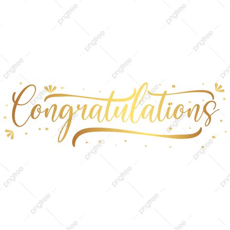 Gold Confetti Transparent Vector Png Images Gold Congratulations