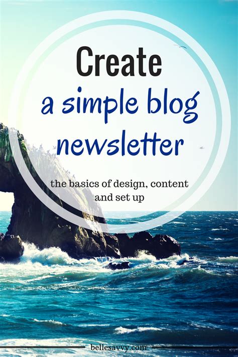 Simple Blog Newsletter Set Up Bloggingbellesavvy Blog Newsletter