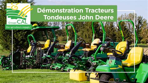 Démonstration Tracteurs Tondeuses John Deere YouTube