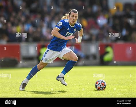 leicester city s caglar soyuncu during the match at the brentford community stadium picture