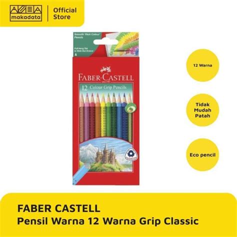Jual Pensil Warna Color Pencil Faber Castell 12 Warna Classic Colour