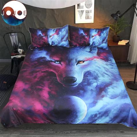 Best Purple Blue Wolf Comforter Bedding Twin U Life