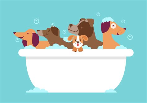 Dog Wash Vector Download Free Vector Art Stock Graphics