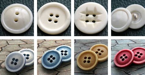 Types Of Buttons For Clothing