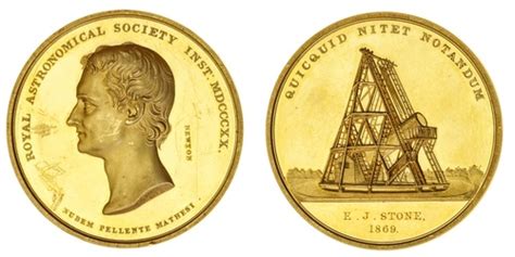 1240 Royal Astronomical Society Gold Prize Medal 1869 By W Wyon