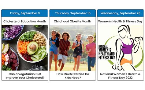 Your September 2022 Health Days Calendar Baldwin Publishing