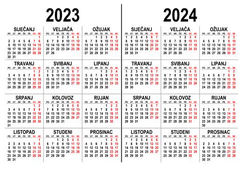 Kalendar 2023 2024