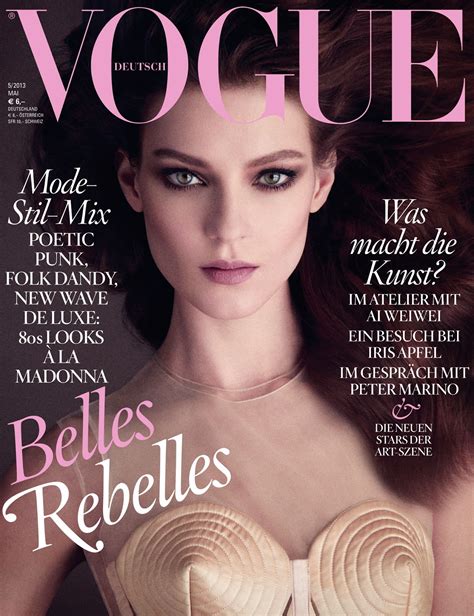 Covers Of Vogue Germany With Kati Nescher 958 2013 Magazines The Fmd