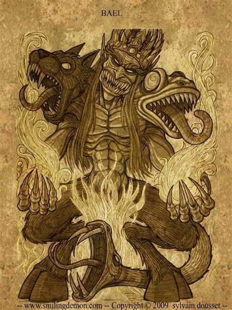 Bael Ba’al Or Baal In Demonology Folklore Is A Demon Described In Grimoires Such As The Lesser