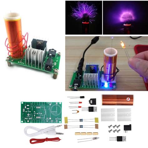 Buy Electronic Unassembled Tesla Coil Module Plasma Speaker Dc 15 24v