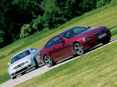 Compared with the m6, the c63 is a much lighter car, more torque, and half the price. 2006 BMW M6 vs. Mercedes-Benz CLS55 AMG - Road Test & Review - Automobile Magazine