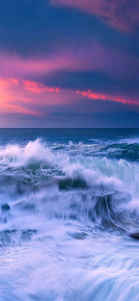 Find the best cute wallpapers for phone backgrounds on getwallpapers. Waves Phone Wallpaper 007 - 1080x2340