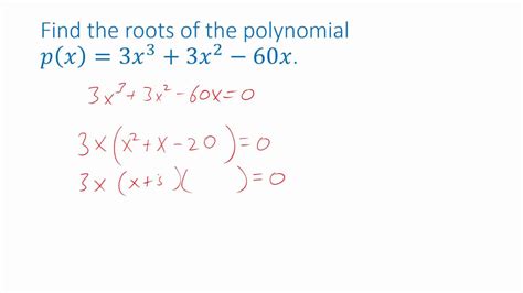 Roots Of Polynomials YouTube