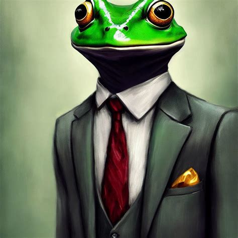 The Gentleman Frog Digital Art By Bob Smerecki Fine Art America