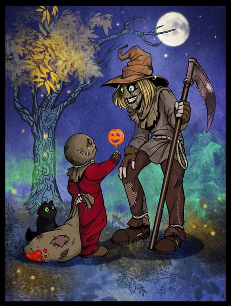 For You Horror Movie Art Scarecrow Sam Trick R Treat