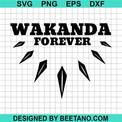 Wakanda Forever Svg Black Panther Svg Marvel Comic Svg
