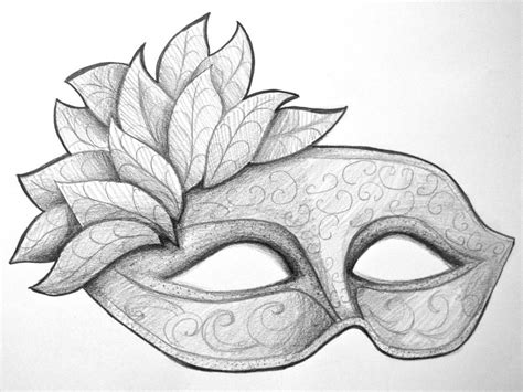 Mardi Gras Mask By Alifsu17 On Deviantart Mask Drawing Masquerade
