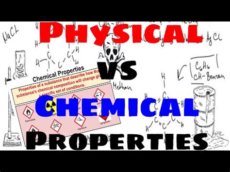 Matter will be changed into a new substance after the reaction. Physical vs Chemical Properties - Explained - YouTube