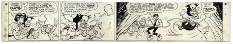 Lot Detail Lil Abner Partial Sunday Strip Hand Drawn By Al Capp From 26 November 1967