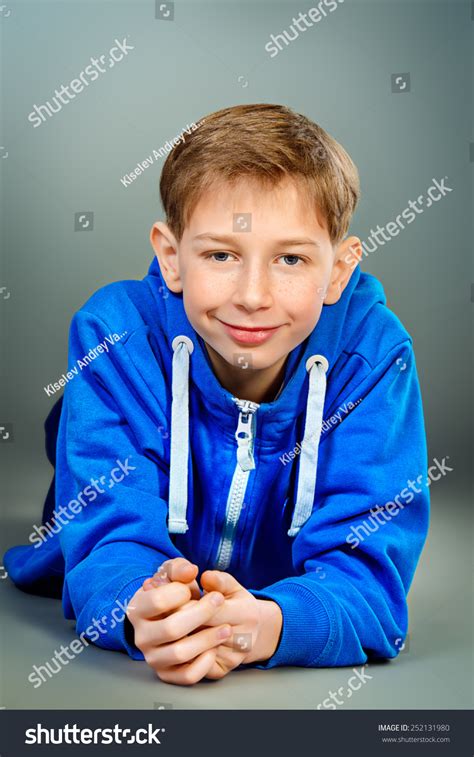 Portrait Smiling Teen Boy Studio Shot Stock Photo 252131980 Shutterstock