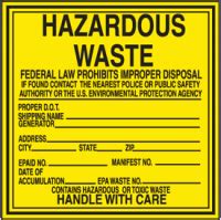 Hazardous Waste Label Requirements Pensandpieces