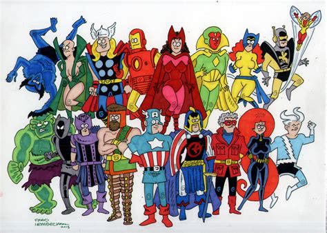 Marvel Comics Of The 1980s Classic Avengers By Fred Hembeck