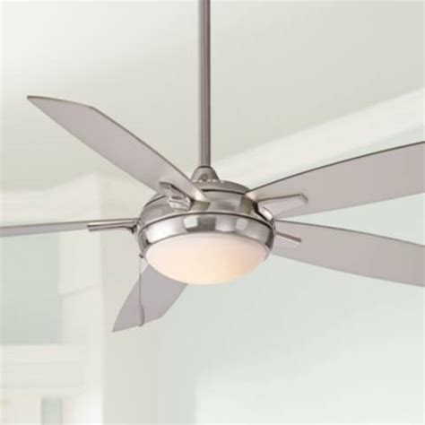 Create a refreshing breeze for larger spaces with this 72 xtreme large ceiling fan with nine aluminum blades. 54" Minka Aire Lun-Aire Brushed Nickel LED Ceiling Fan ...