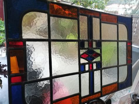 Stained Glass Window 38 X 61 Cm Amsterdamse School Catawiki