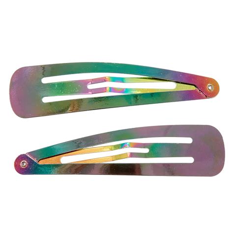 Anodized Jumbo Hair Snap Clips Claires Us