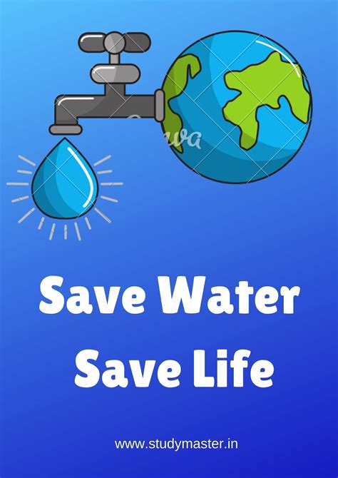 Save Water Save Life Save Water Poster Importance Of Water Link Youtube Water Bodies Water