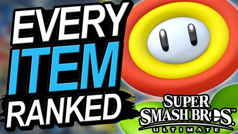 Ranking All Items In Super Smash Bros Ultimate Youtube