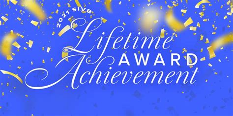 Lifetime Achievement Award The In Vitro Report