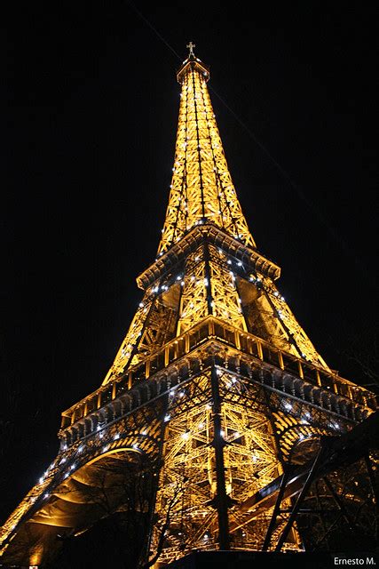 Torre Eiffel De Noche París Flickr Photo Sharing