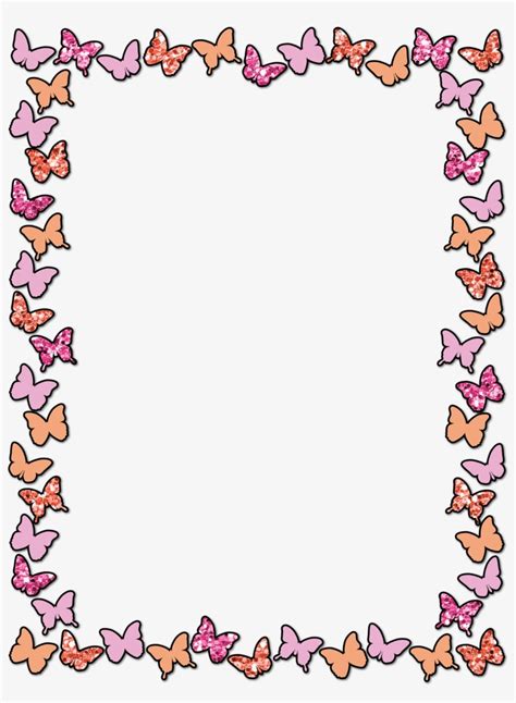 Clipart Letters Spring Colorful Cute Border Design Png Image