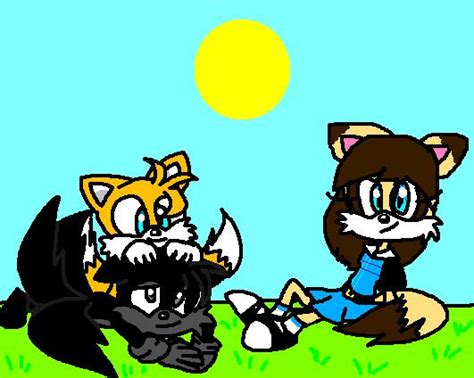 Merrick Tails And Dani Chilling Out By Roninhunt0987 On Deviantart