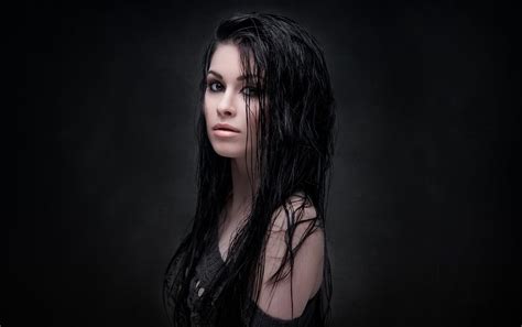 Women With Black Hair Wallpapers Wallpaper Cave