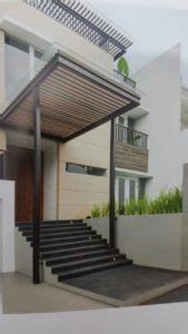 Terdapat banyak sekali model teras yang pas untuk rumah minimalis yang semisalnya teras rumah minimalis dengan tiang, teras rumah. 5+ Contoh Kanopi Model Minimalis | ASIA Bengkel Las