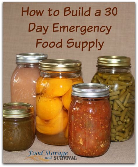 Anywho, 30 days = 90 meals and the kit i am using only has 85 servings which means i have to go without a meal 5 times. How to Build a 30 Day Emergency Food Supply