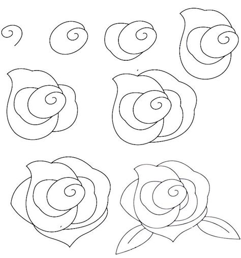1001 Modèles Et Conseils Pour Apprendre Comment Dessiner Une Rose