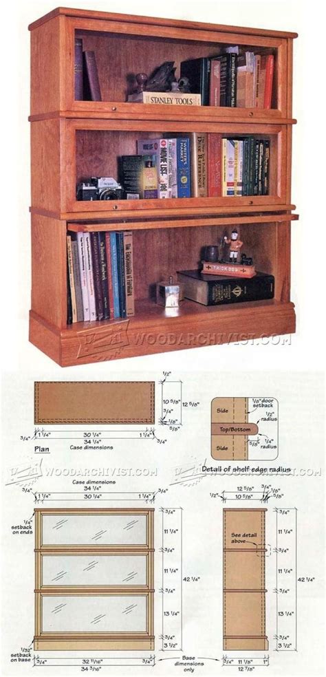 17 Top Woodworking Plans For Barrister Bookcase Any Wood Plan