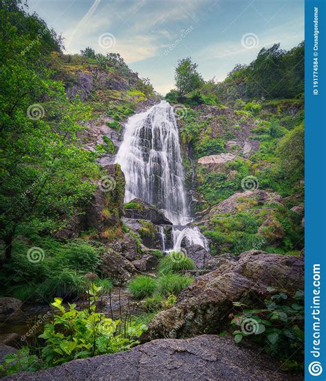 Waterfall In The Neda The Neda Is A River In The Western Peloponnese