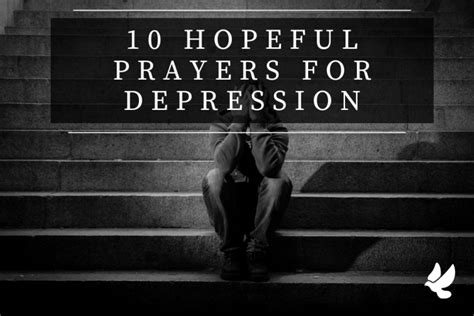 10 Hopeful Prayers For Depression Grace And Prayers