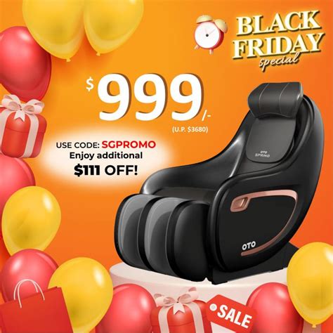 Oto Black Friday Special Promotion Oto Spring Massage Chair At 999