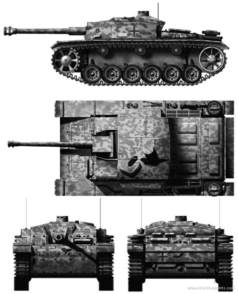 Tank Sdkfz 142 1 Sturmgeschutz Iii Ausff 8 Stugiii Drawings