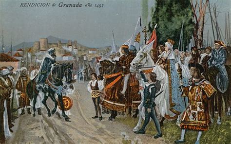 The Surrender Of Granada 1492 Stock Image Look And Learn