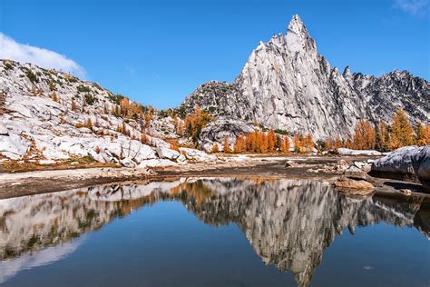 Prusik Peak Reflected In Gnome Tarn Photograph By Michael Lee Pixels