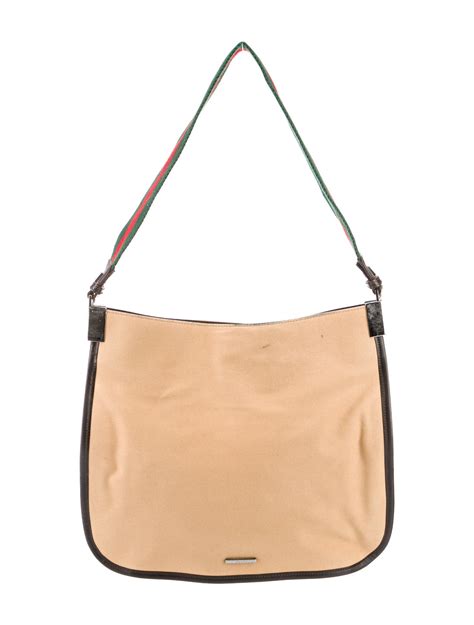Gucci Vintage Web Shoulder Bag Neutrals Shoulder Bags Handbags