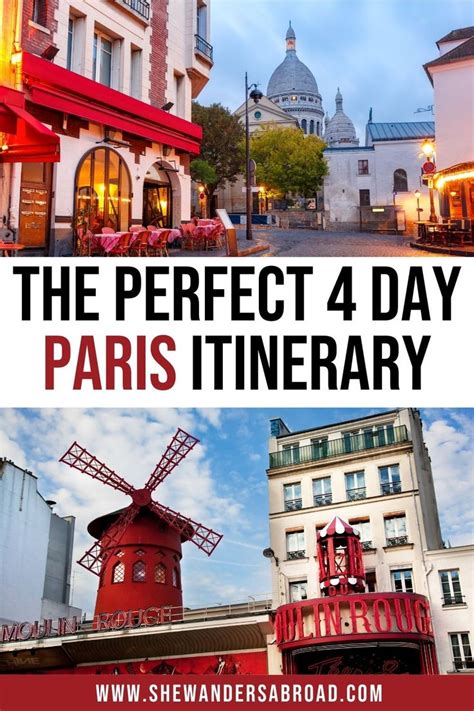 The Perfect Paris In 4 Days Itinerary For First Timers France Travel